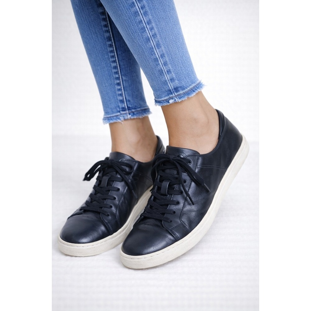 GREATS Black Low Profile Sneaker Shoes Made in Italy Women's US8/38